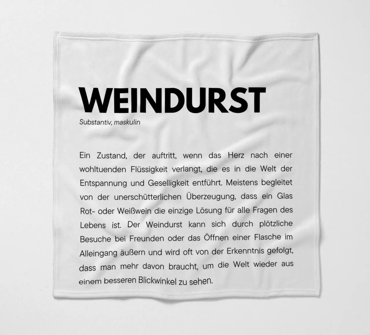 Weindurst fleecedeken van DigiWunderwerk