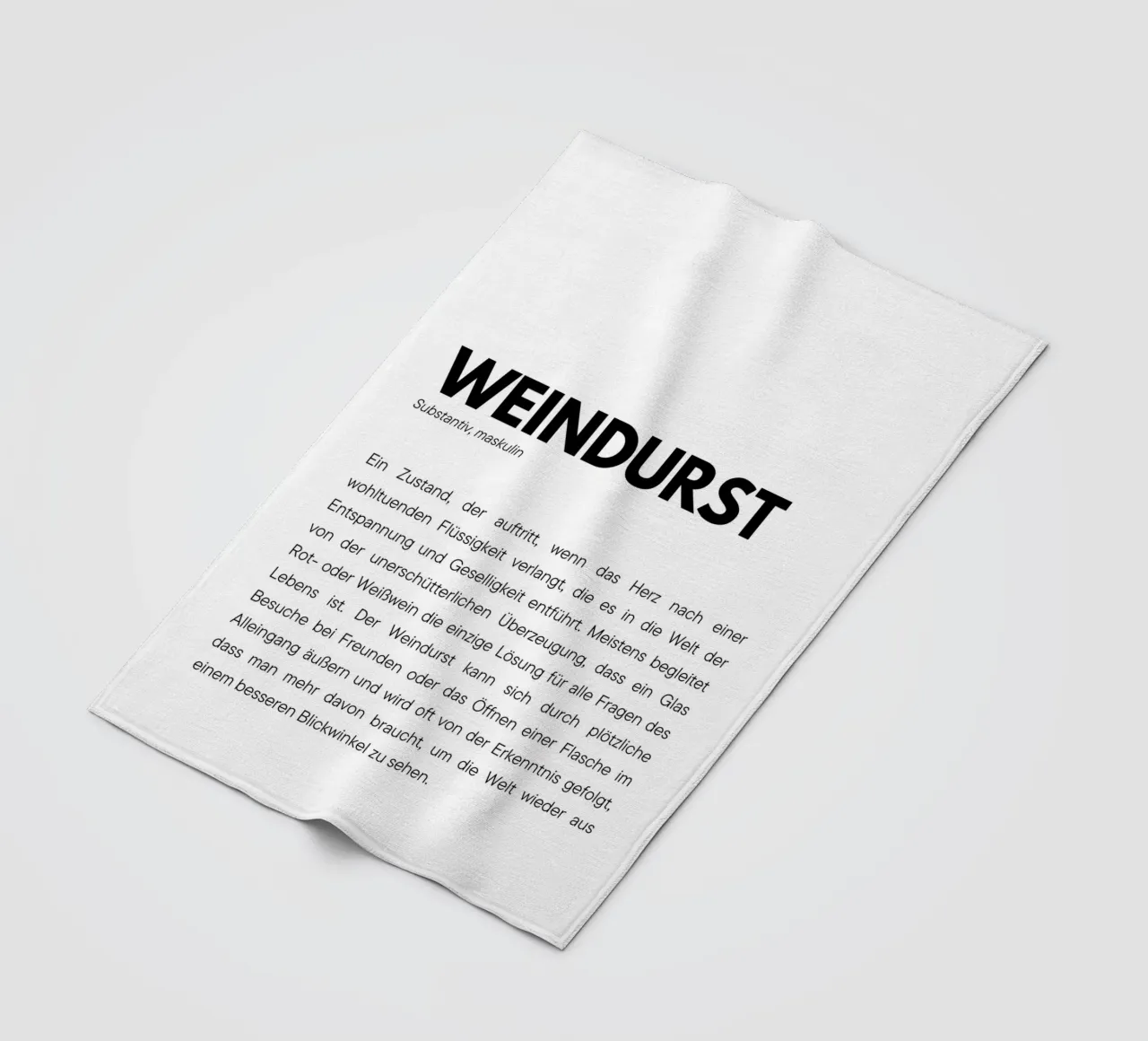 Weindurst fleecedeken van DigiWunderwerk