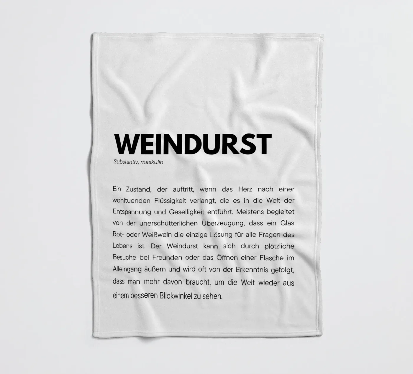 Weindurst fleecedeken van DigiWunderwerk