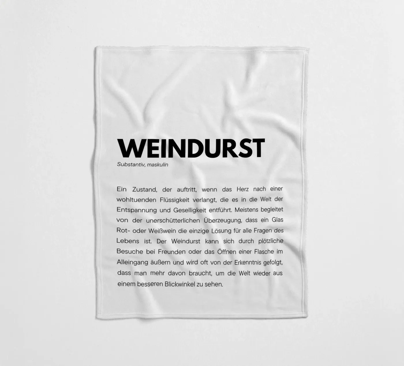 Weindurst fleecedeken van DigiWunderwerk