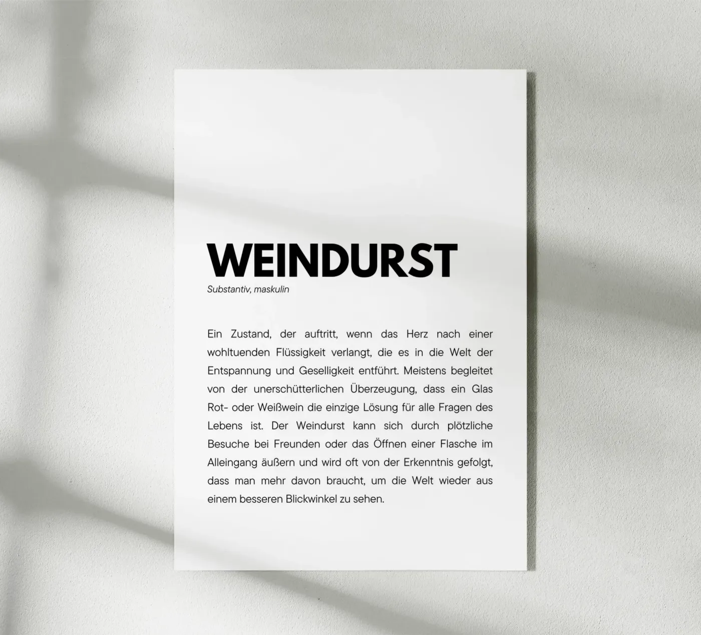 Weindurst acryl van DigiWunderwerk