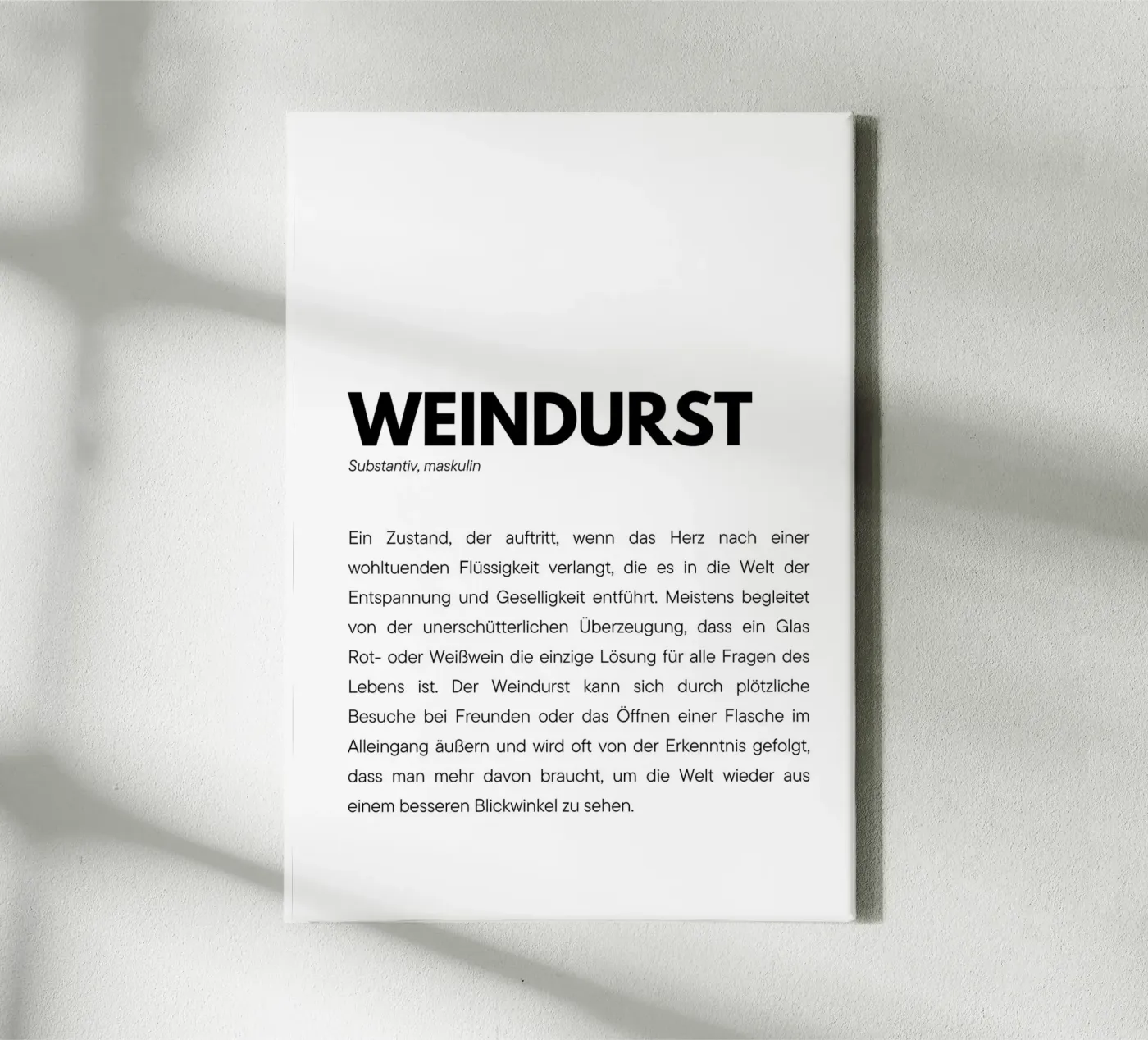 Weindurst canvas van DigiWunderwerk