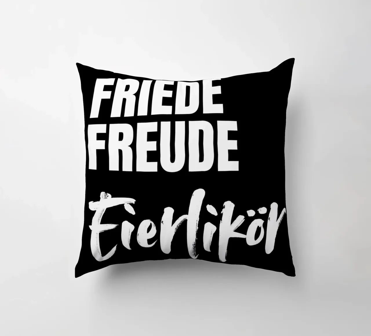 FRIEDE FREUDE EIERLIKÖR cuscino da DigiWunderwerk