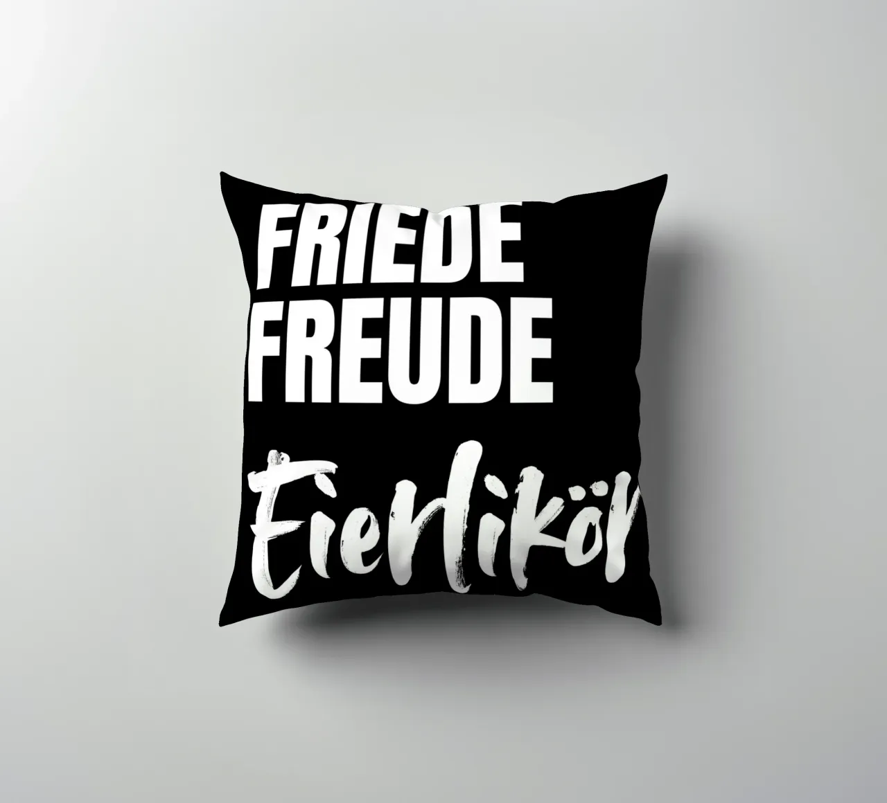 FRIEDE FREUDE EIERLIKÖR cuscino da DigiWunderwerk