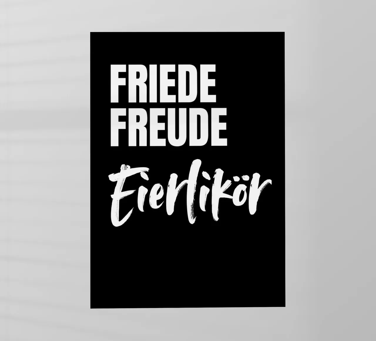 FRIEDE FREUDE EIERLIKÖR pellicola backlit da DigiWunderwerk