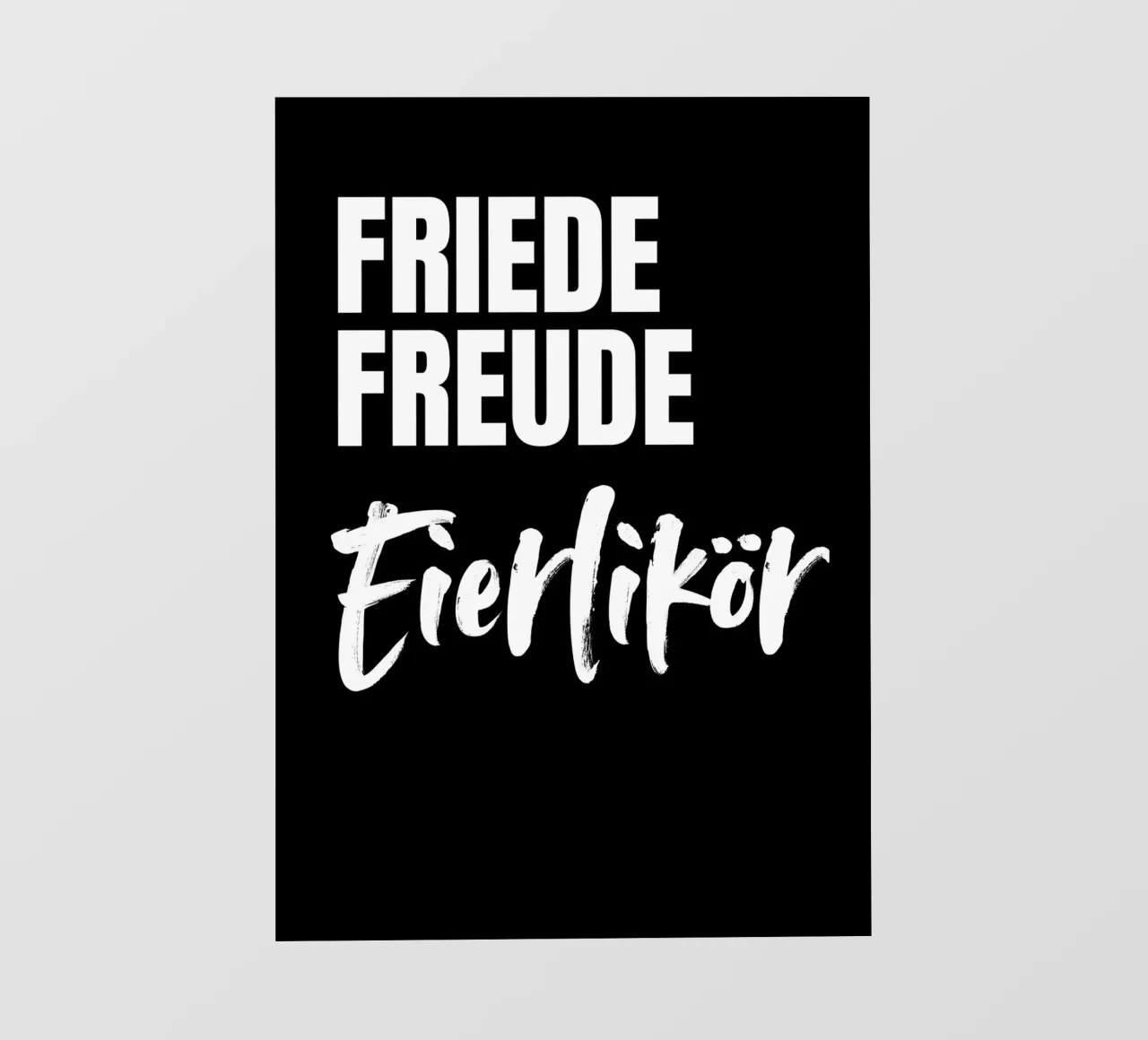 FRIEDE FREUDE EIERLIKÖR pellicola backlit da DigiWunderwerk