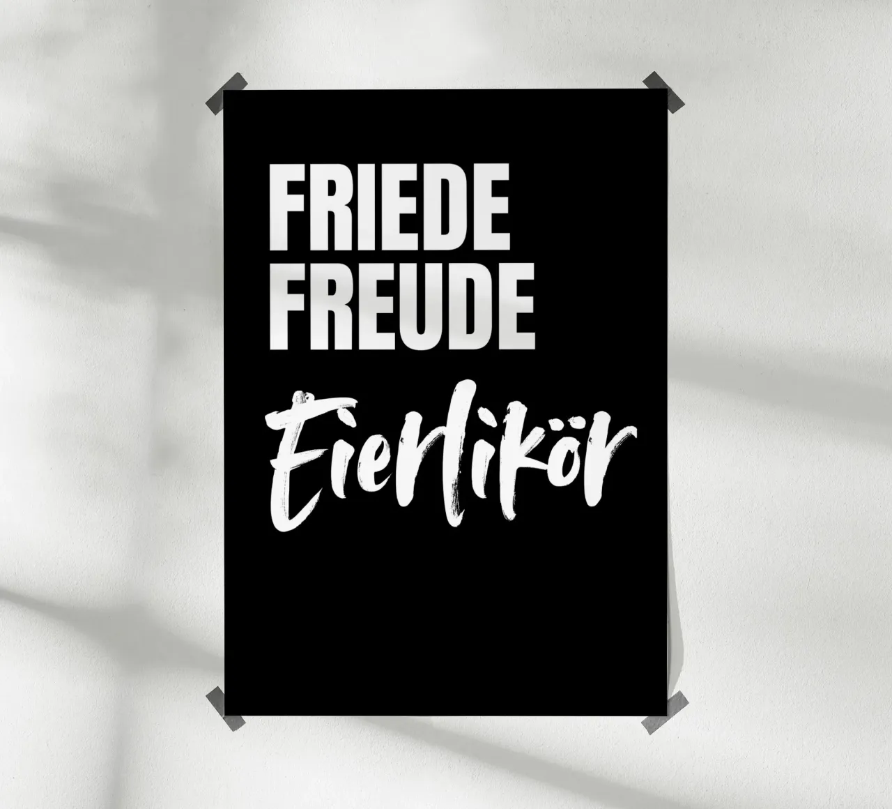 FRIEDE FREUDE EIERLIKÖR poster da DigiWunderwerk