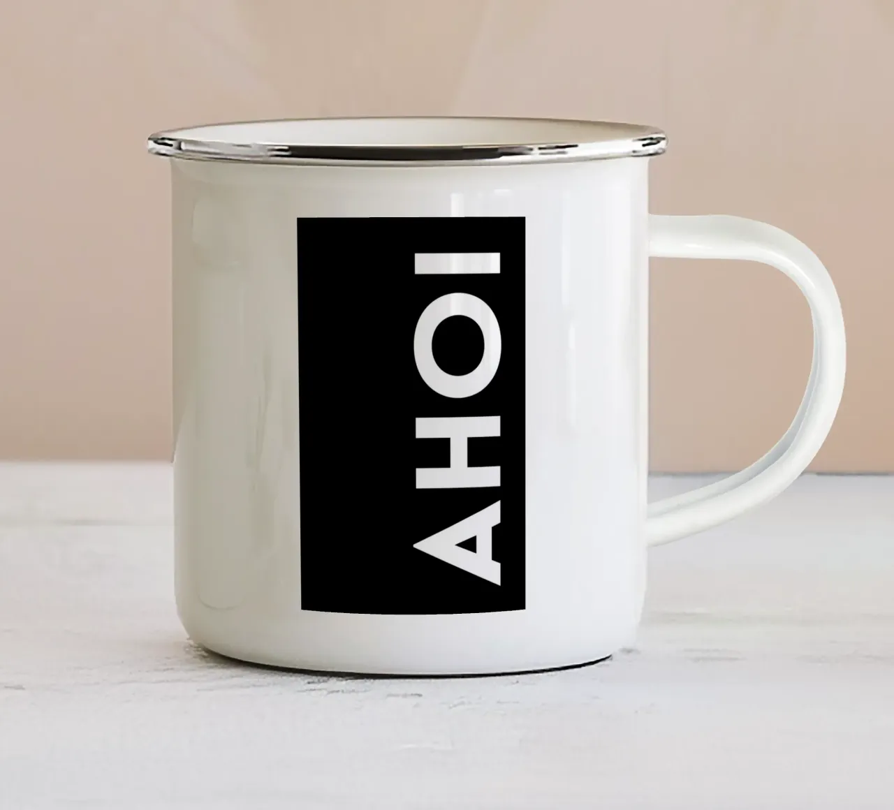 AHOI tazza in smalto da DigiWunderwerk