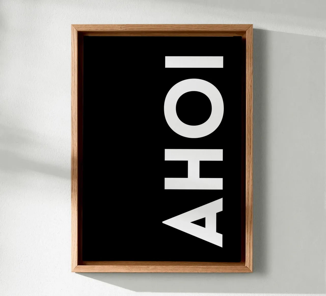 AHOI tela con Cornice a cassetta da DigiWunderwerk