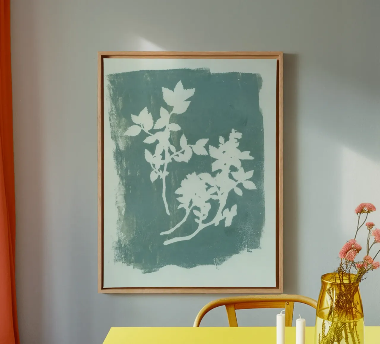 botanical reminiscences 1 tela con Cornice a cassetta da IRIS LEHNHARDT FINE ART