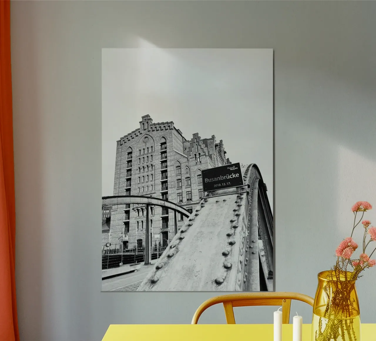 Hamburg | Busanbrücke carta hahnemühle da DigiWunderwerk