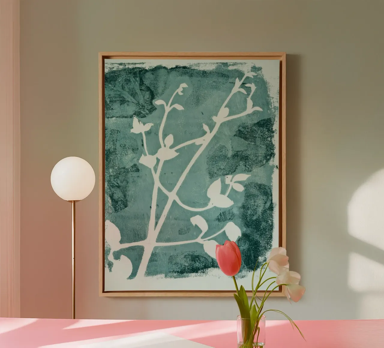 botanical reminiscences 2 tela con Cornice a cassetta da IRIS LEHNHARDT FINE ART