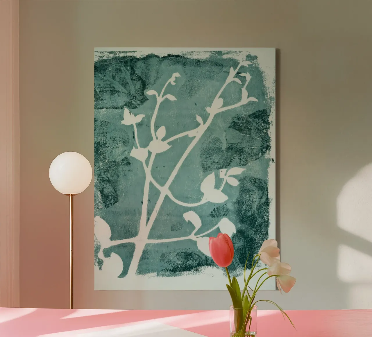 botanical reminiscences 2 tela con Cornice a cassetta da IRIS LEHNHARDT FINE ART