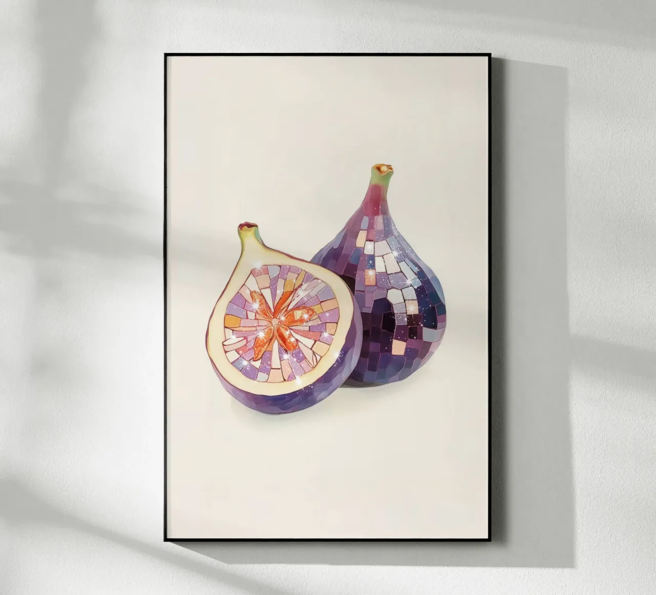 Disco Figs plexiglass da Melloi Art Print