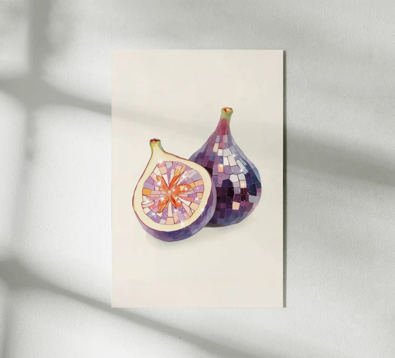 Disco Figs plexiglass da Melloi Art Print