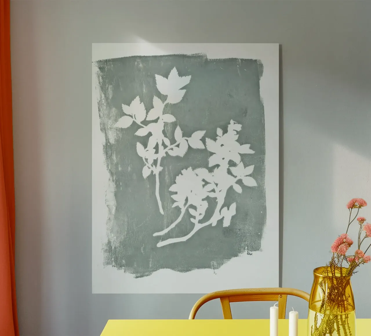 botanical reminiscences 1 - grey plexiglass da IRIS LEHNHARDT FINE ART