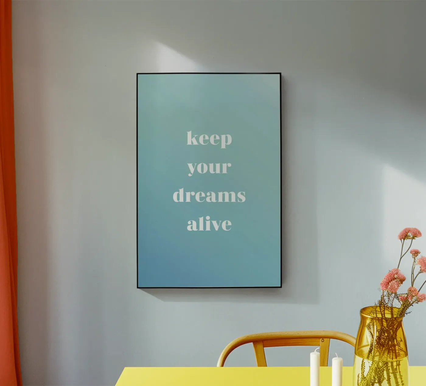 Keep Your Dreams Alive plexiglass da Studio One