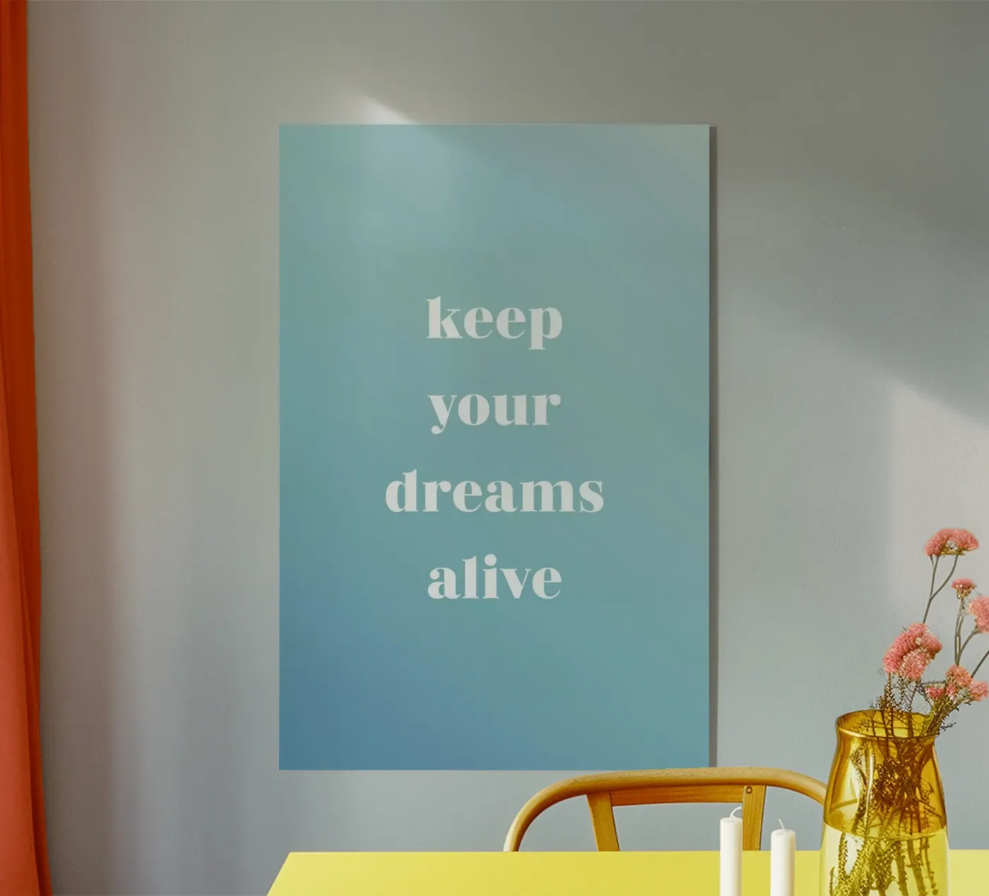 Keep Your Dreams Alive plexiglass da Studio One