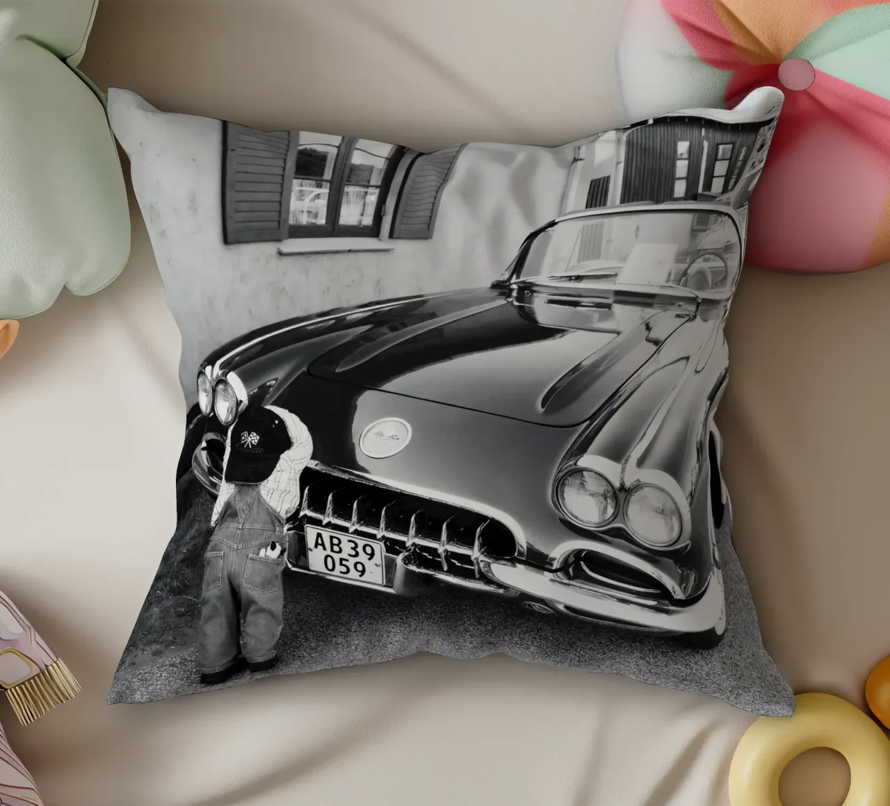 Oldtimer Kissen von DigiWunderwerk