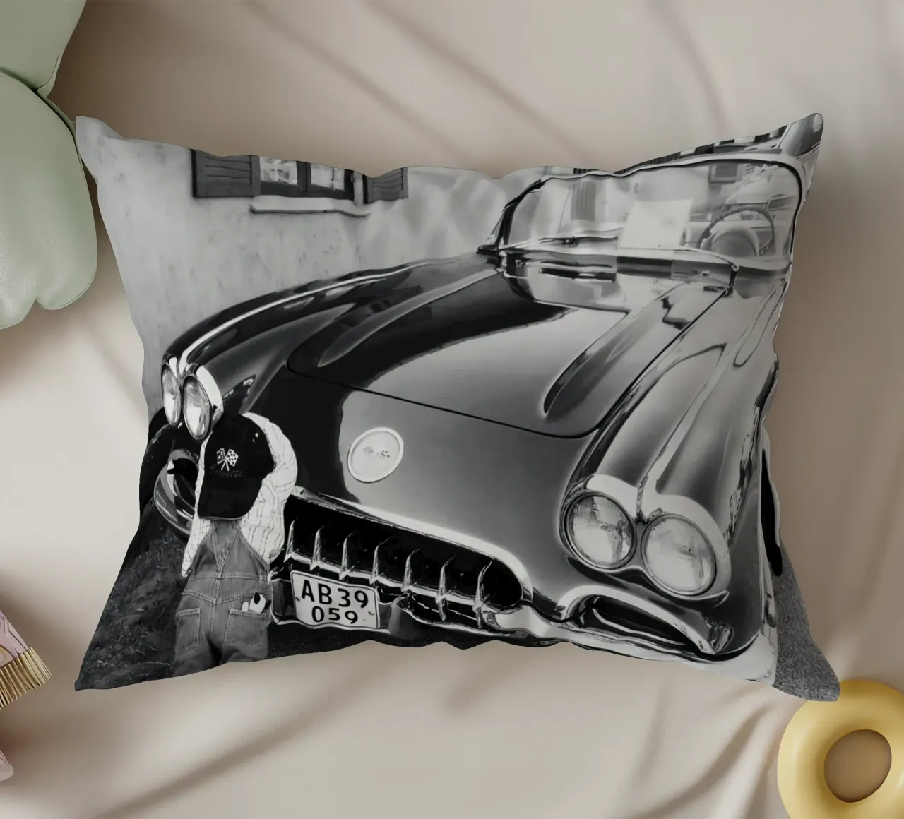 Oldtimer Kissen von DigiWunderwerk