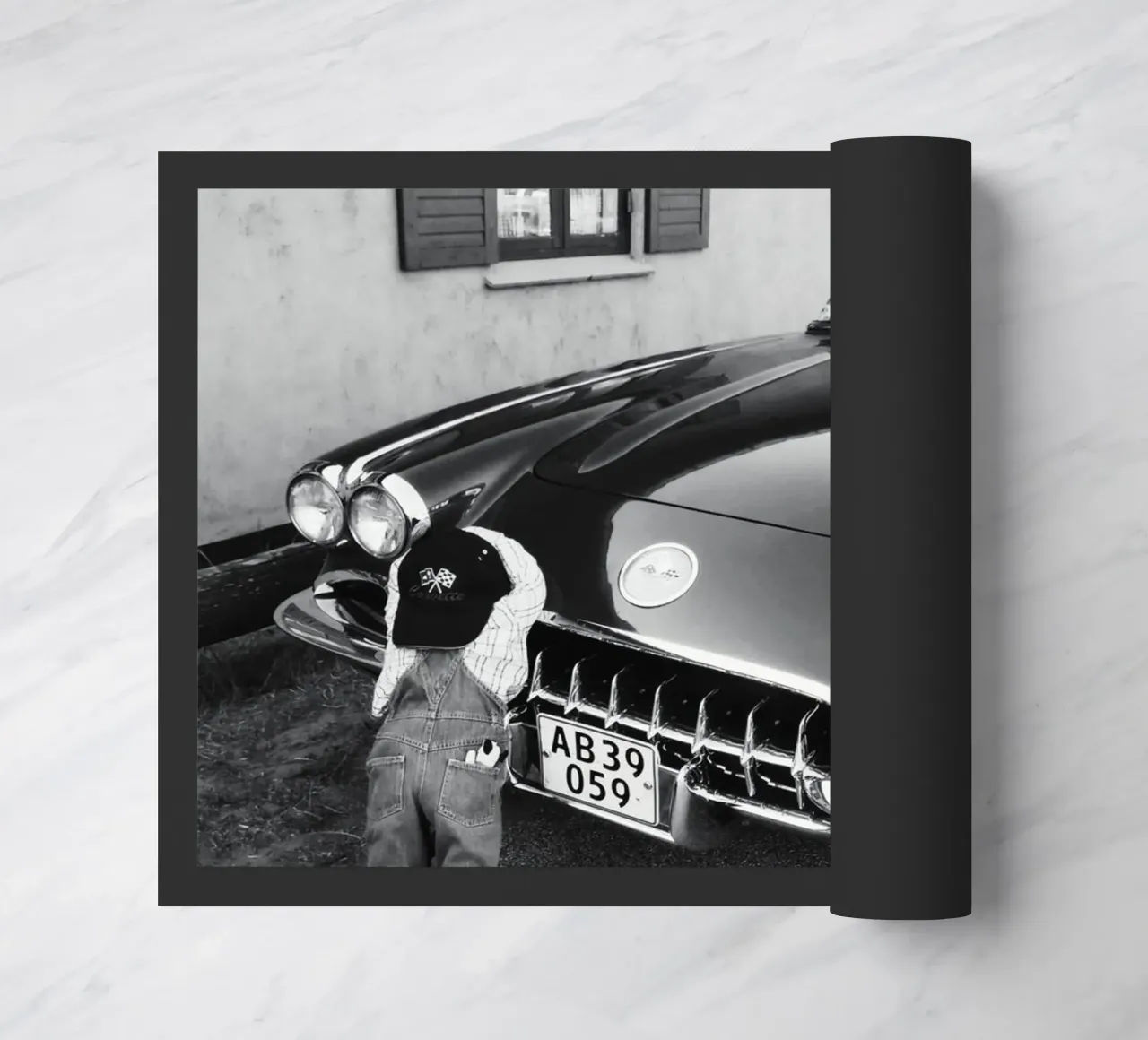 Oldtimer Fußmatte von DigiWunderwerk