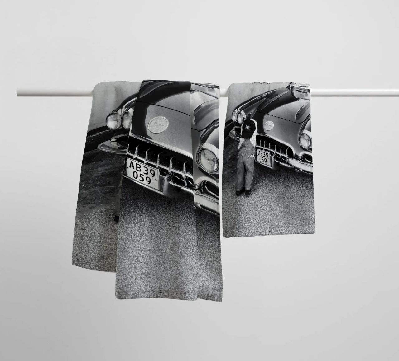 Oldtimer asciugamano da bagno da DigiWunderwerk