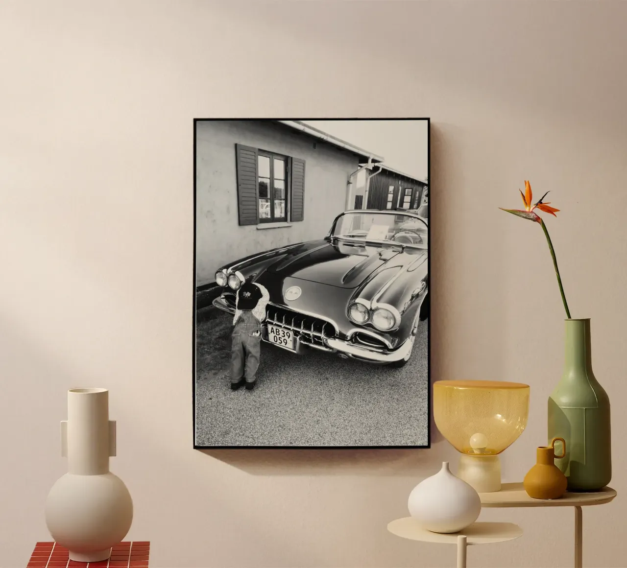 Oldtimer acryl van DigiWunderwerk