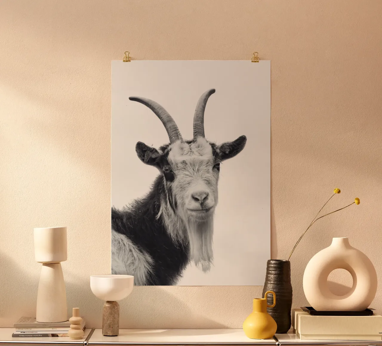 Ziege poster da DigiWunderwerk
