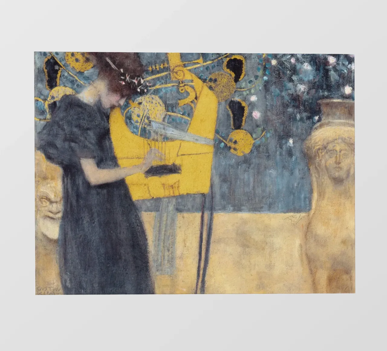 Gustav Klimt - Musica pellicola backlit da Timeless Artworks