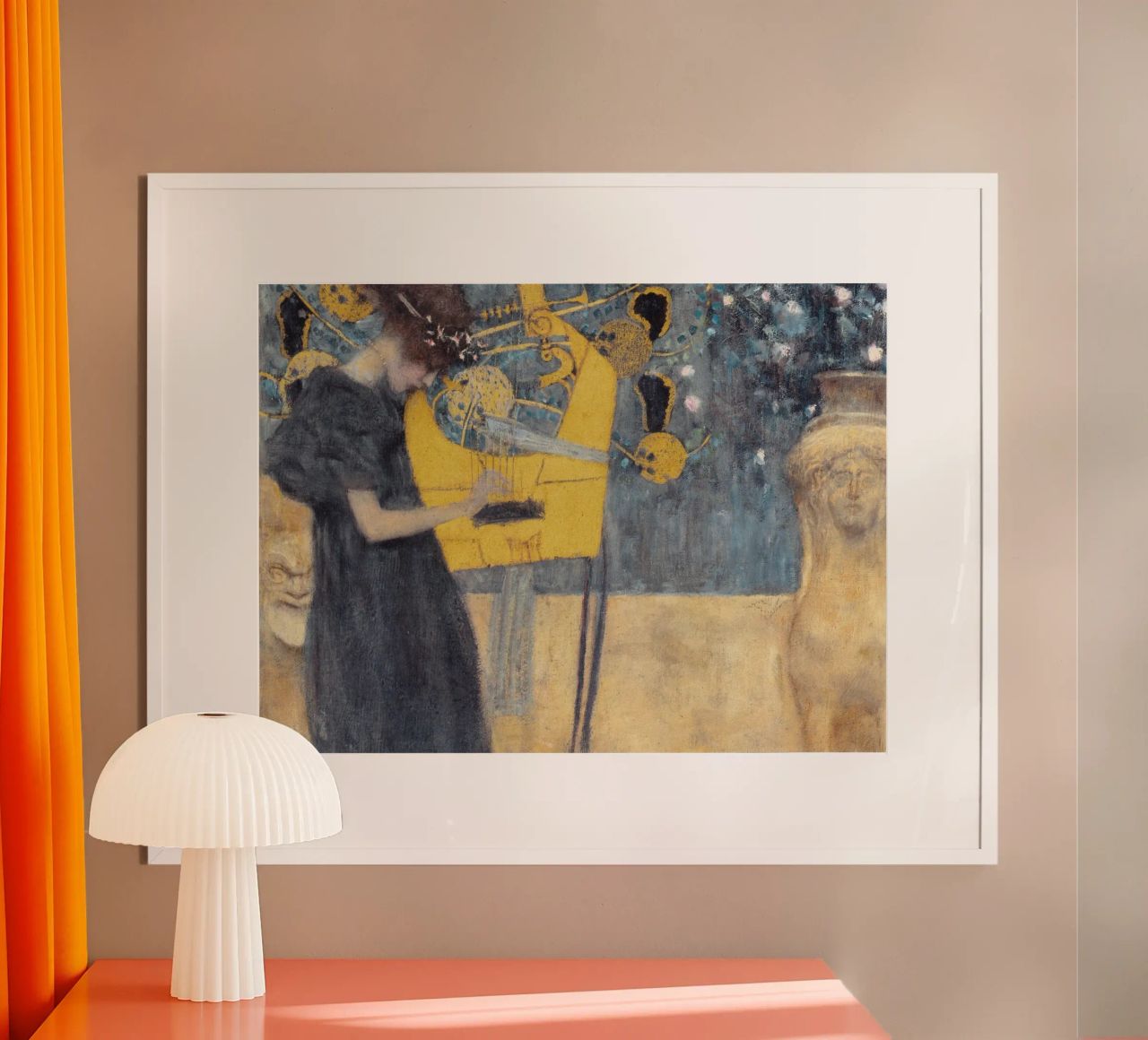 Gustav Klimt - Musica poster da Timeless Artworks