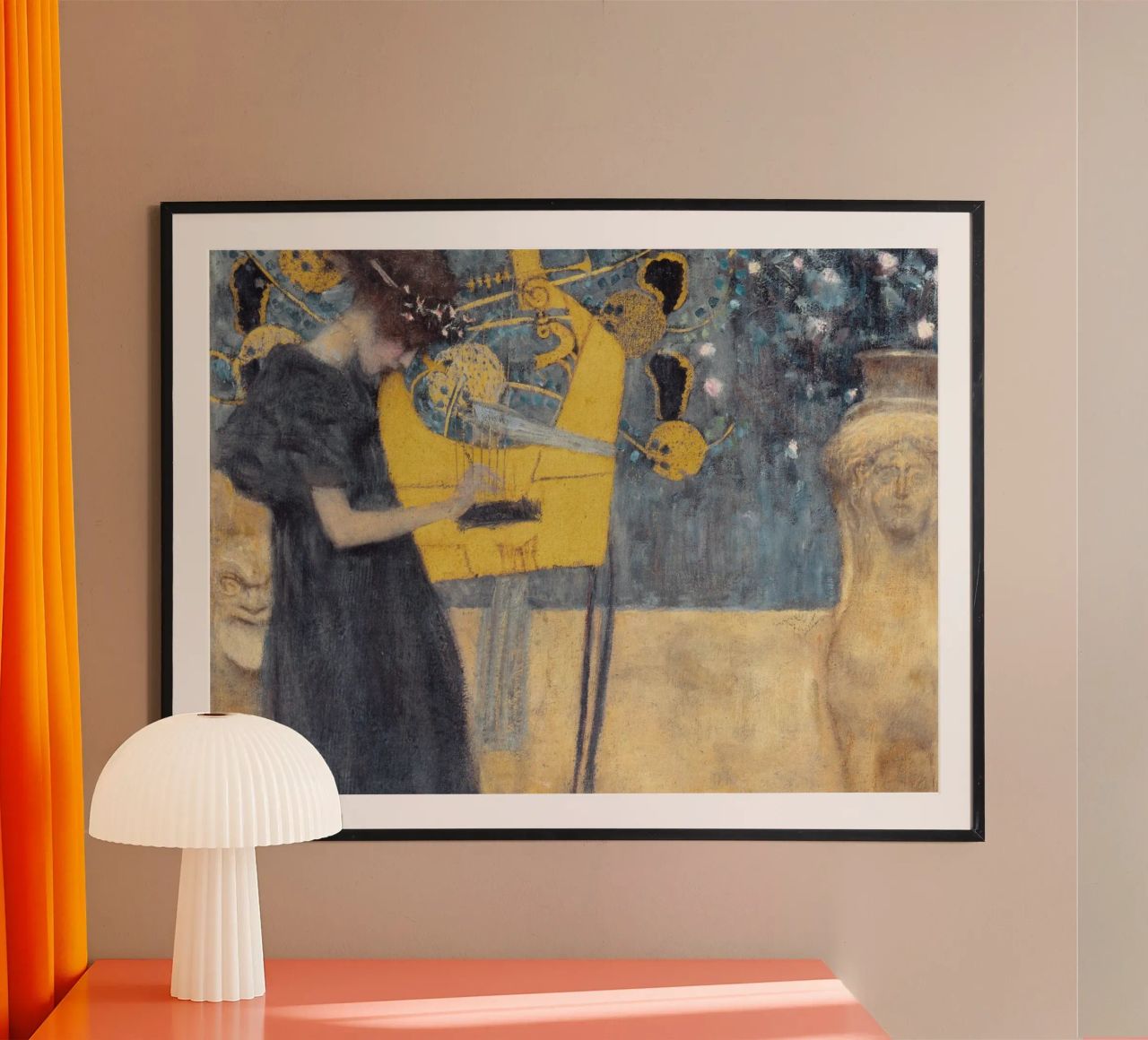 Gustav Klimt - Musica poster da Timeless Artworks