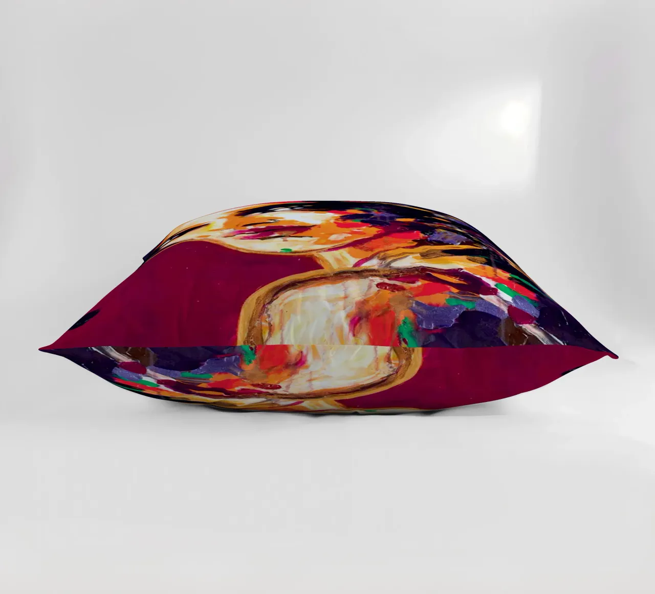 La Bohème. Mimi decorative cushion by Happy 😃 Art 🎨 by Christine Schnoell