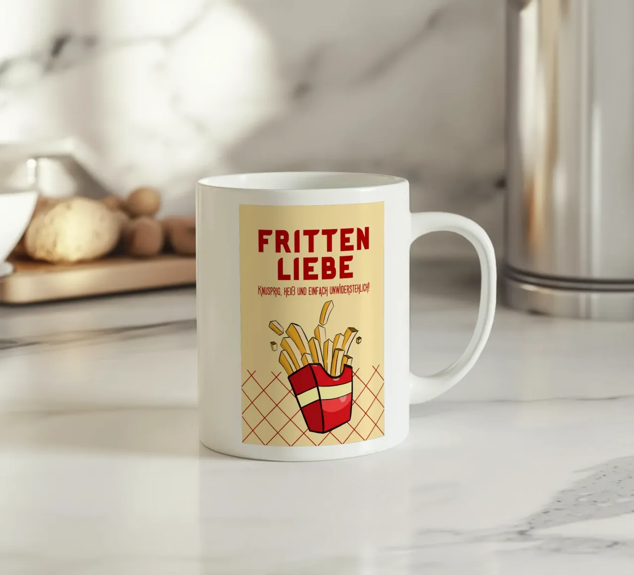 FRITTENLIEBE Retro tazza in ceramica da DigiWunderwerk