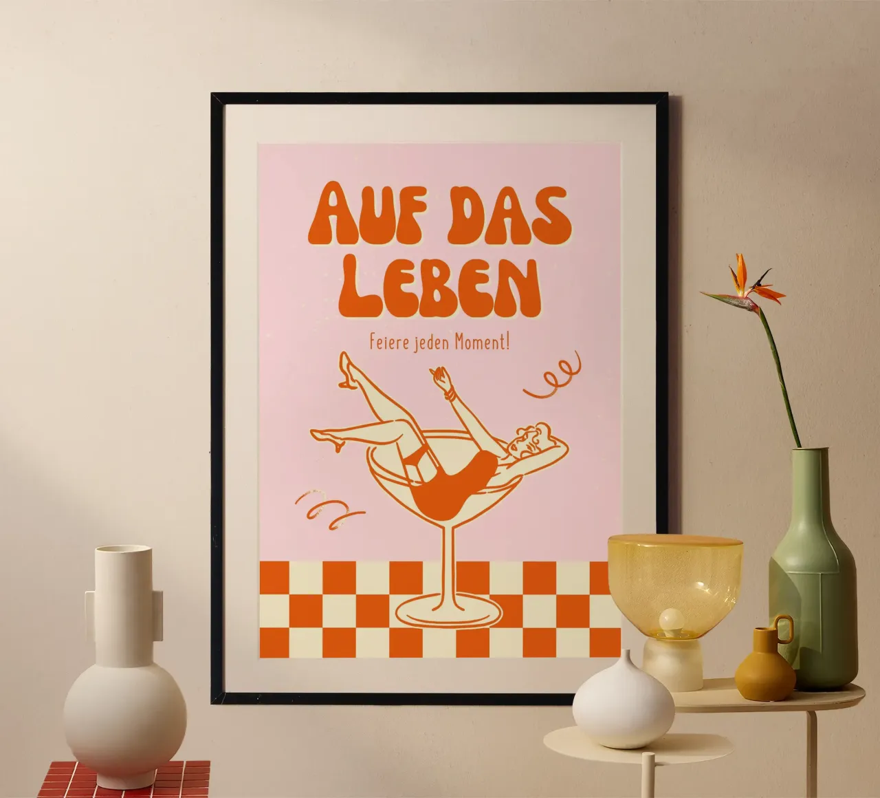 Auf das Leben - Feiere jeden Moment poster da DigiWunderwerk