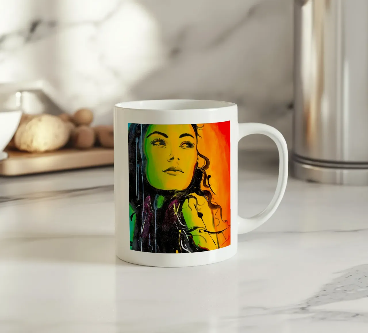 Carmen tazza in ceramica da Happy 😃 Art 🎨 by Christine Schnoell