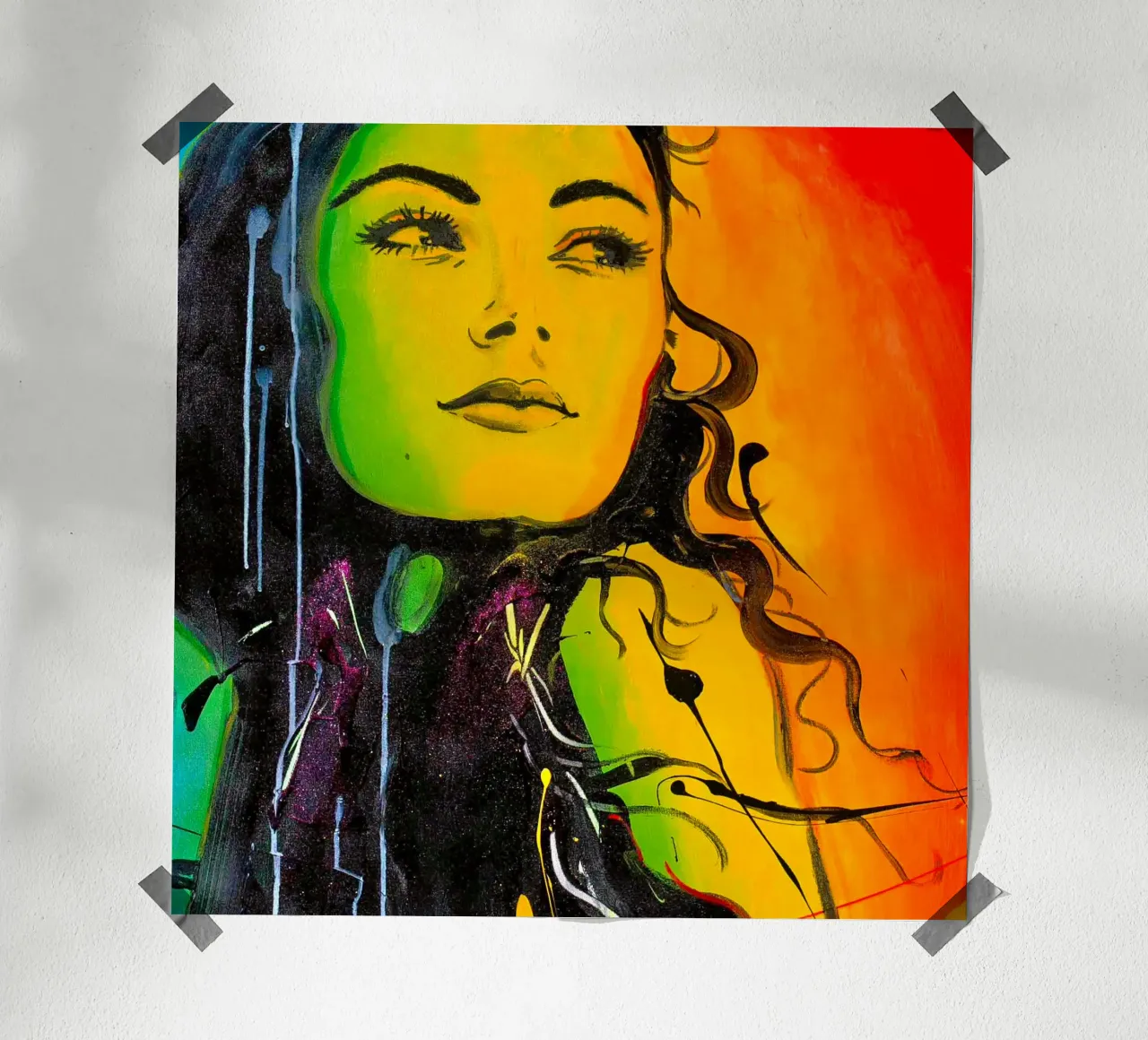 Carmen poster van Happy 😃 Art 🎨 by Christine Schnoell