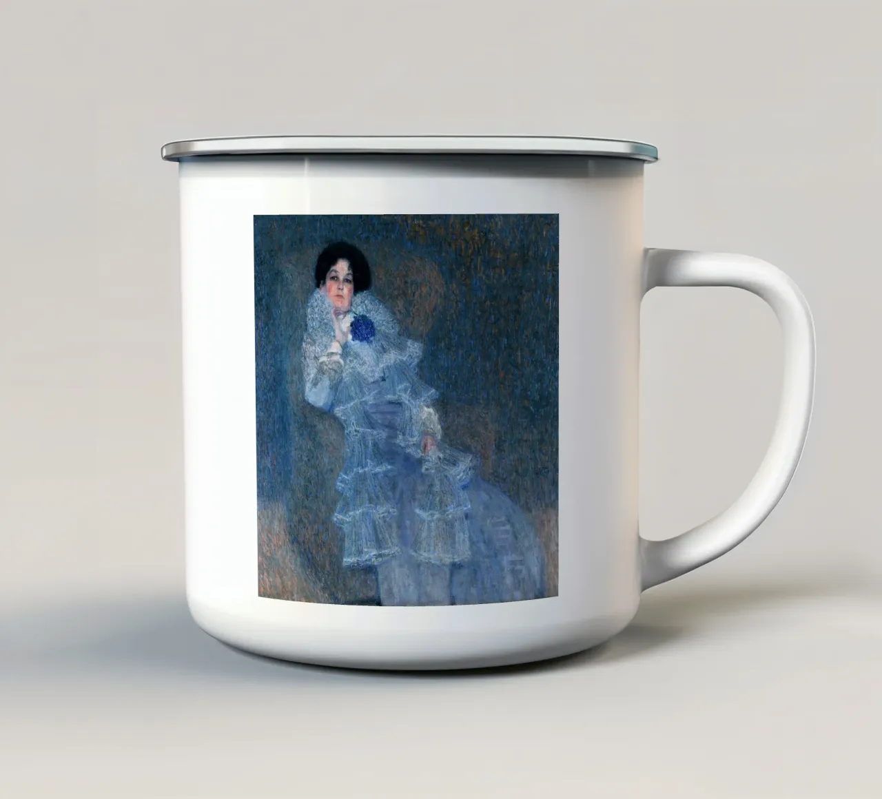 Gustav Klimt - Marie Henneberg tazza in smalto da Timeless Artworks