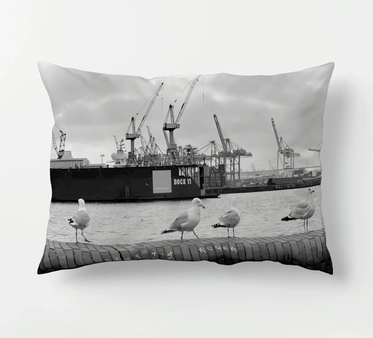 HAMBURG | MÖWEN cuscino da DigiWunderwerk