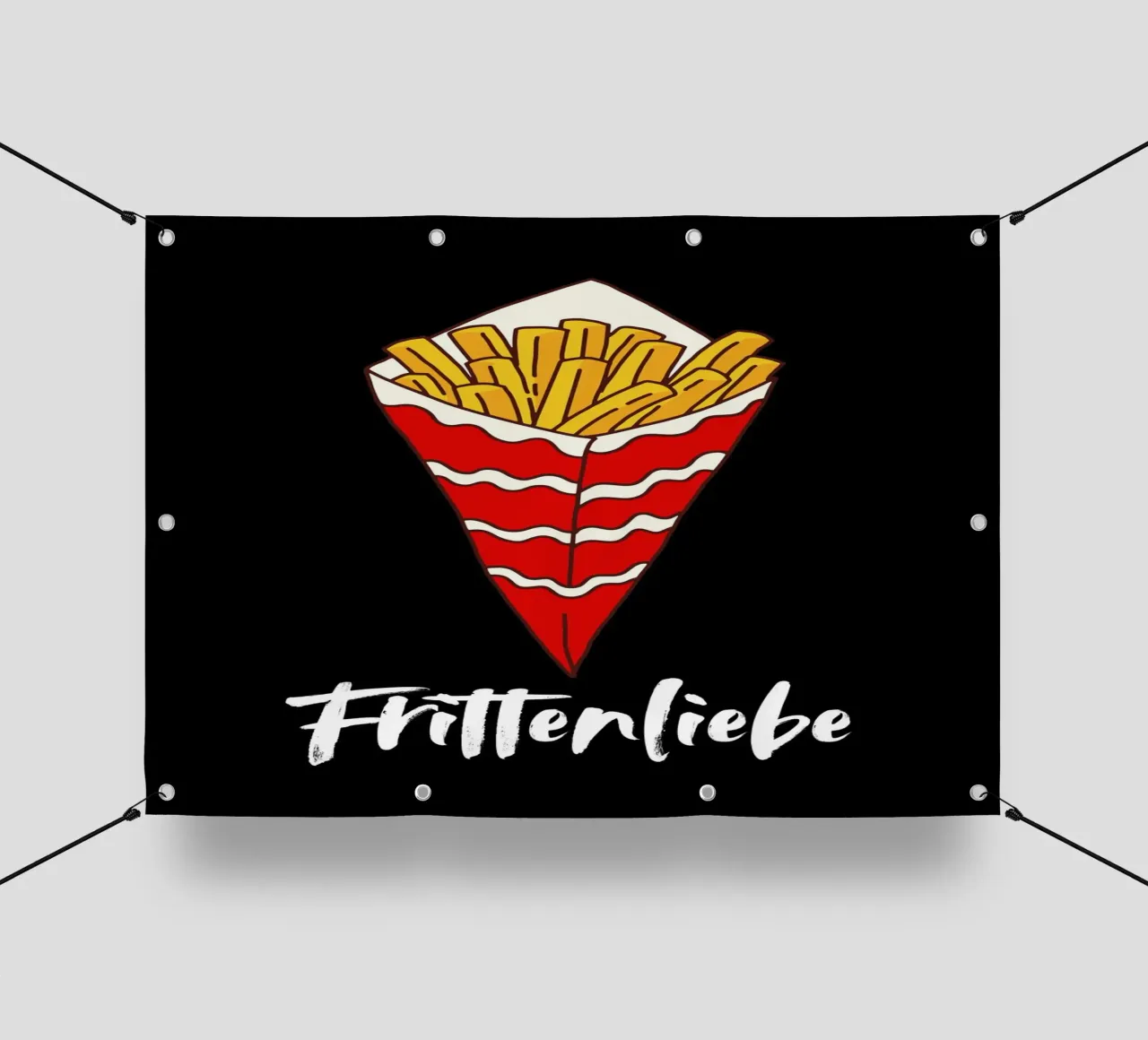 Frittenliebe telo in pvc da DigiWunderwerk