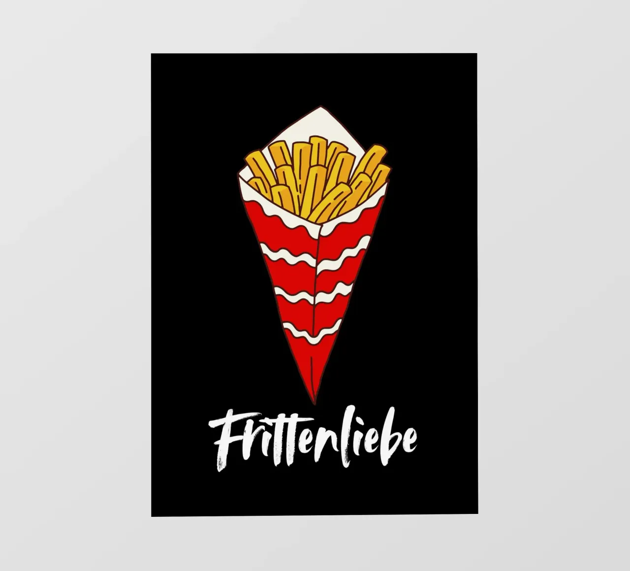 Frittenliebe telo in pvc da DigiWunderwerk