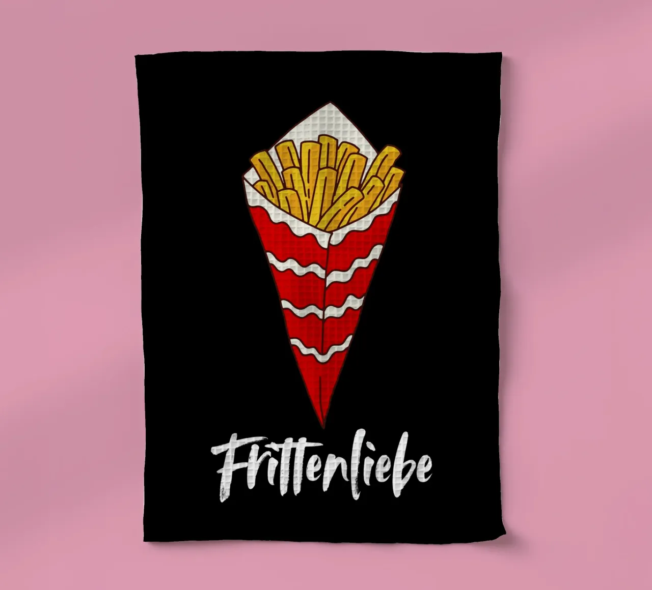 Frittenliebe canovaccio da cucina da DigiWunderwerk