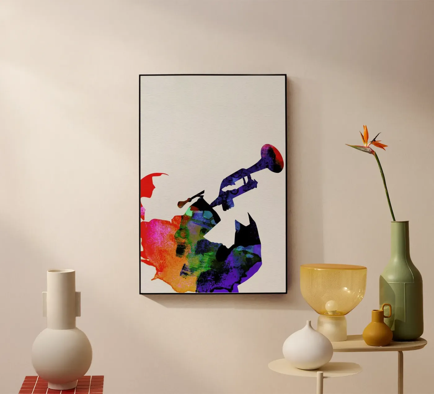 Miles Davis Acryl-Glas von Naxart