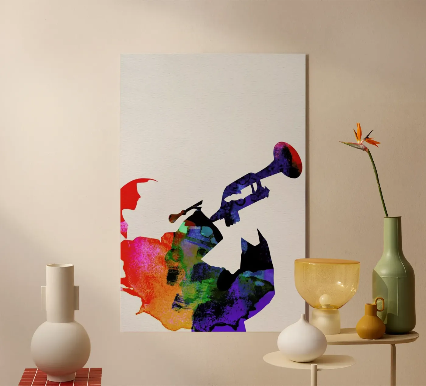 Miles Davis Acryl-Glas von Naxart