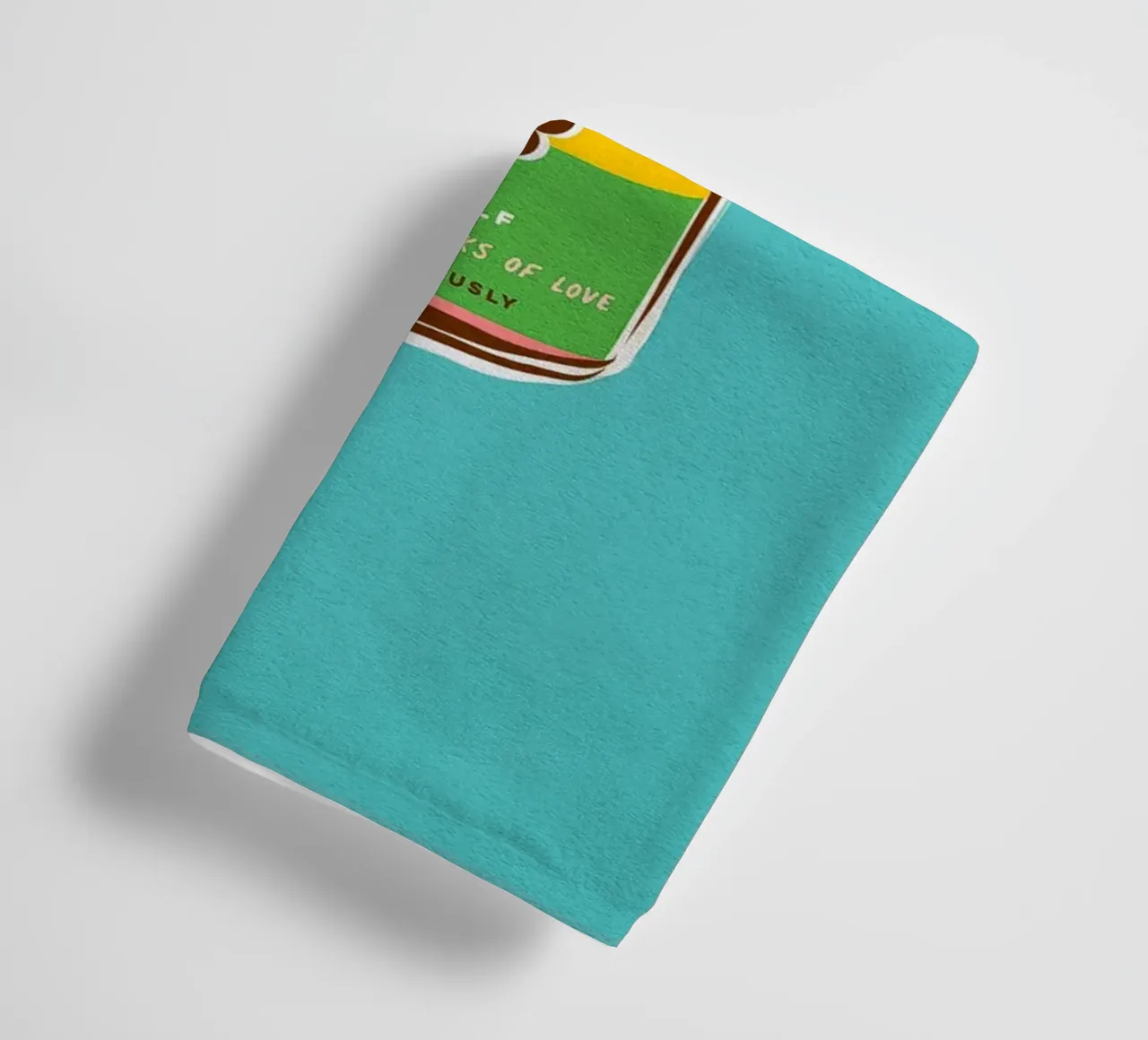 Be Kind to Yourself • Typographic 'can art' towel by Dominique Vari Words