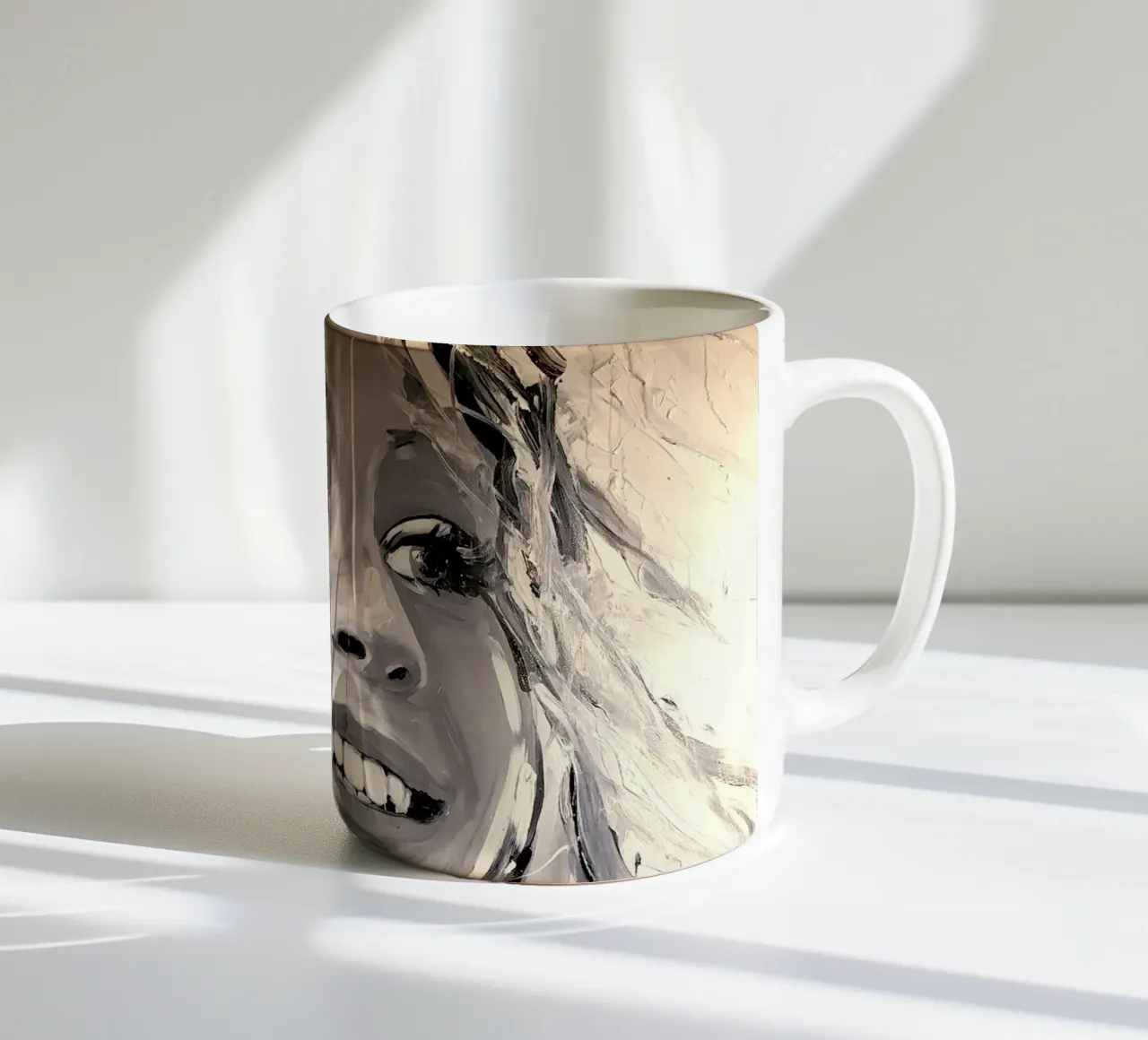 Freude / Joy tazza in ceramica da Happy 😃 Art 🎨 by Christine Schnoell