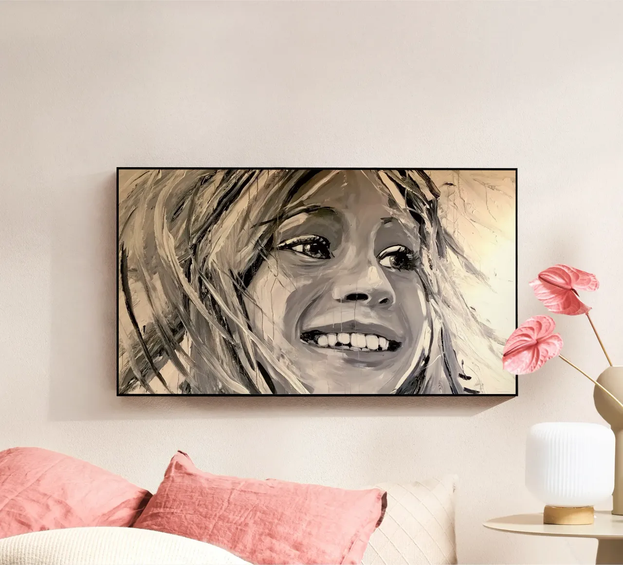 Freude / Joy plexiglass da Happy 😃 Art 🎨 by Christine Schnoell