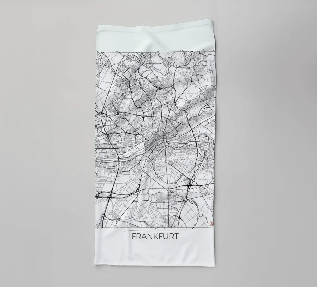 Frankfurt Minimal asciugamano da bagno da Hubert Roguski