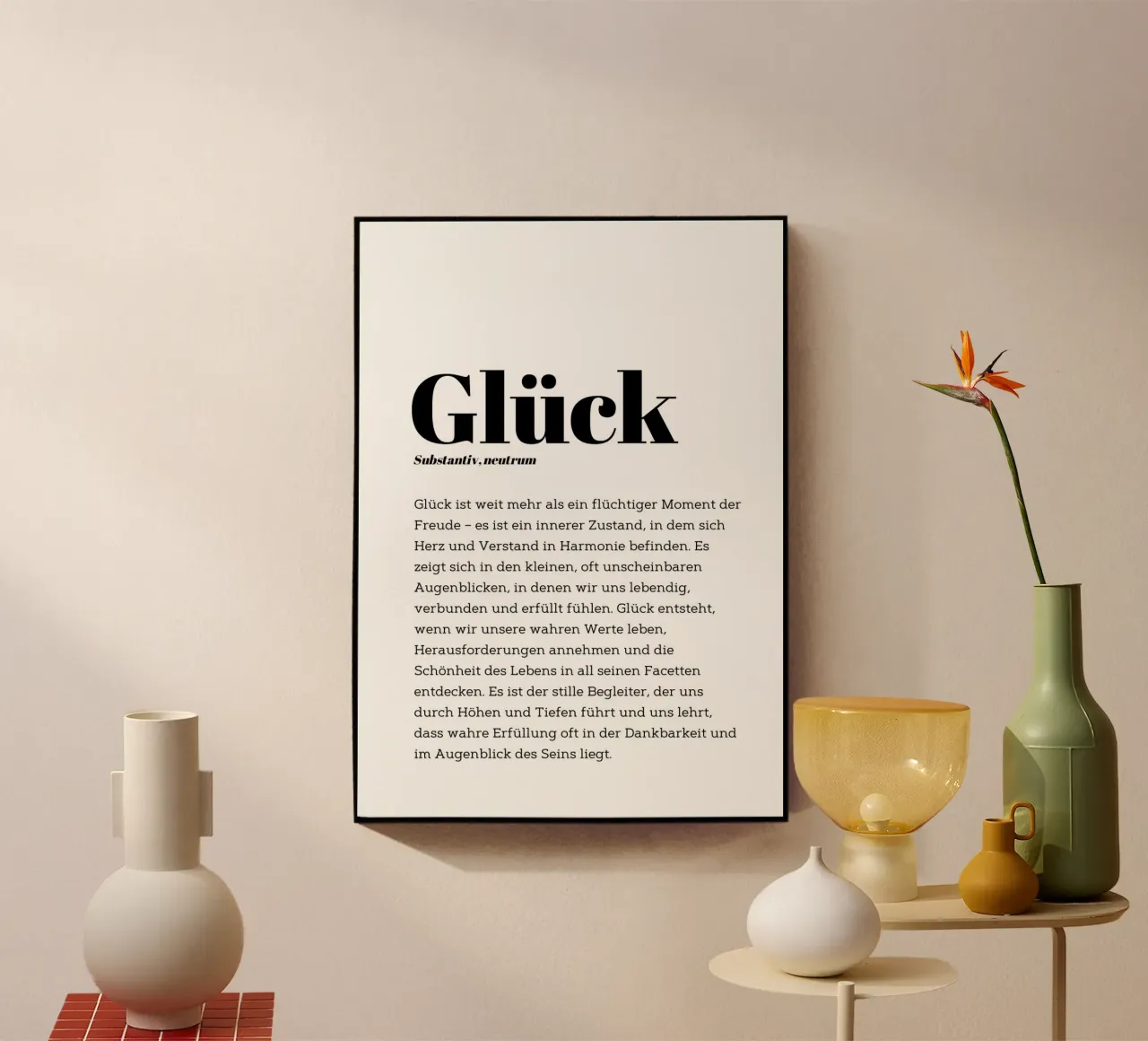 Definition Glück plexiglass da DigiWunderwerk