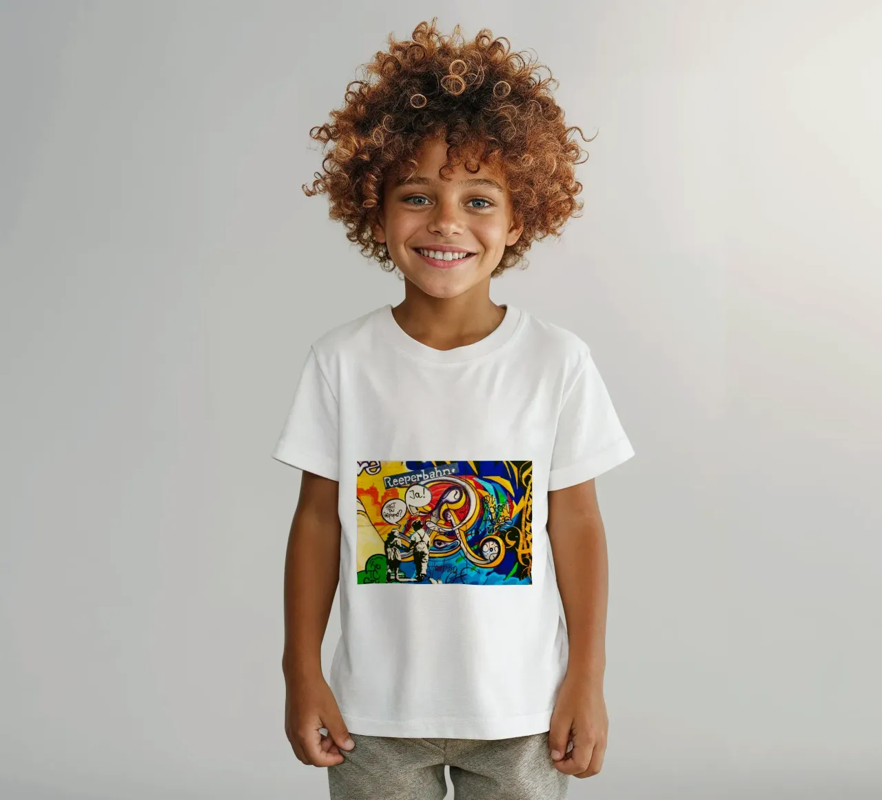Reeperbahn Graffiti kids t-shirt by DigiWunderwerk