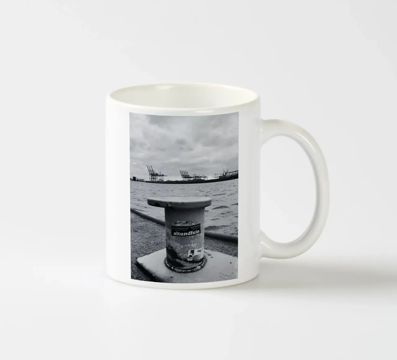 Hamburg | Landungsbrücken | Poller tazza in ceramica da DigiWunderwerk